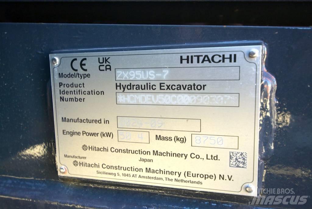 Hitachi ZX 95 US-7 Midigrävmaskiner 7t - 12t