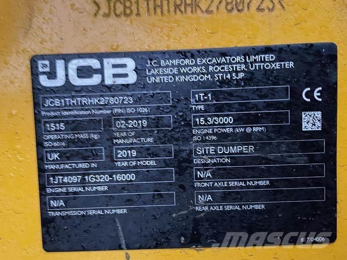JCB 1 THT Minidumprar