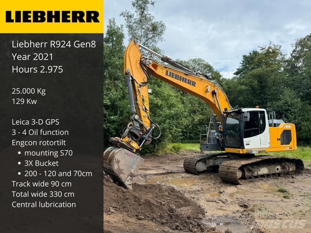 Liebherr R 924 Bandgrävare