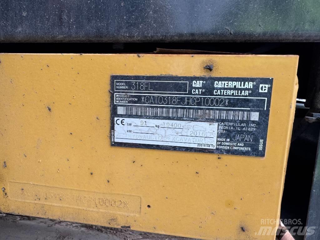 CAT 318 FL Bandgrävare