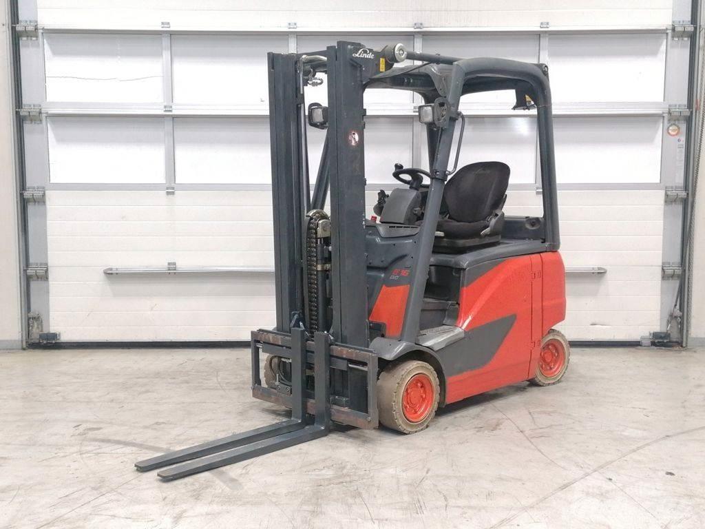Linde E16PH-02 Elmotviktstruckar