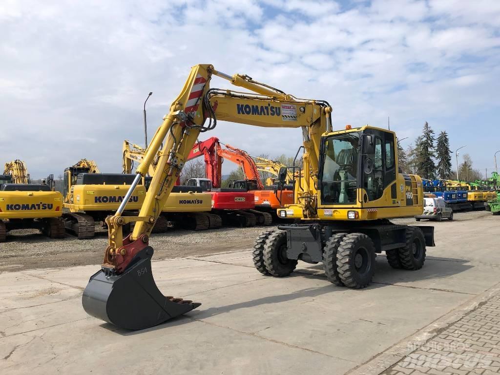 Komatsu PW160-8 Hjulgrävare