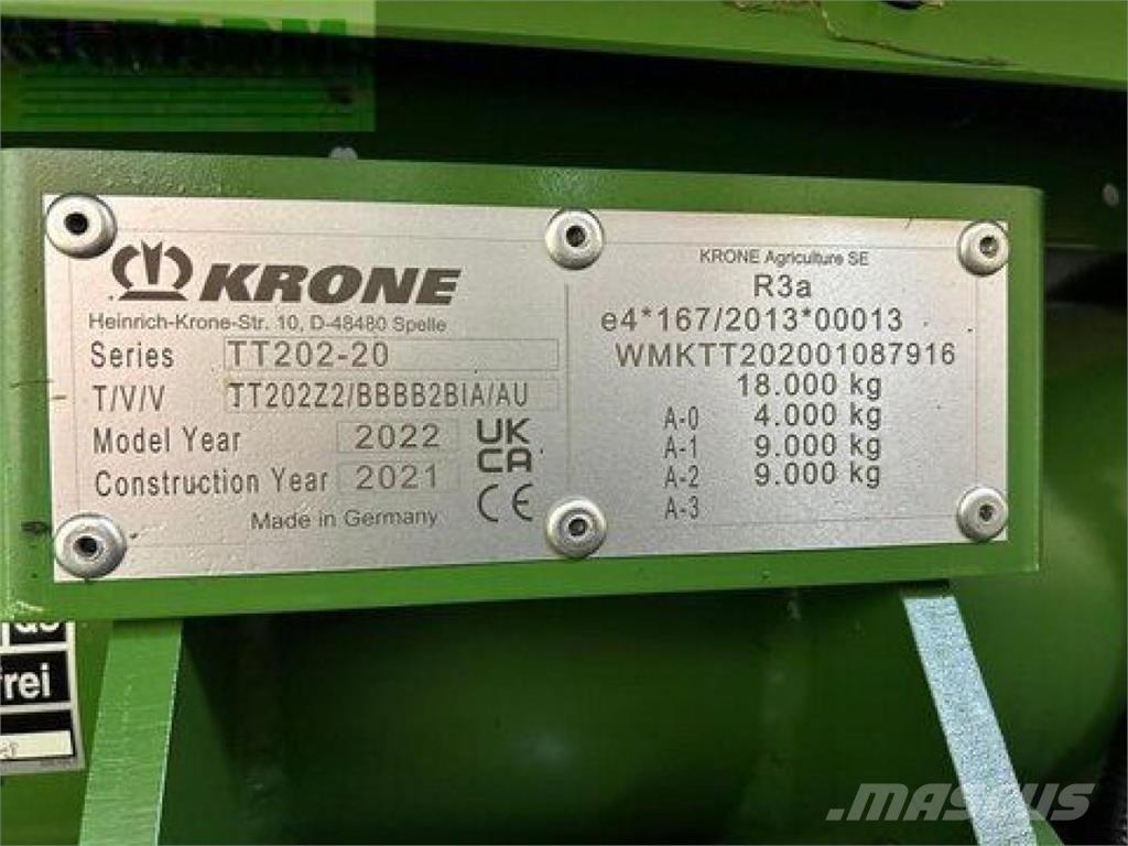 Krone mx 370 gl Spannmålsvagnar