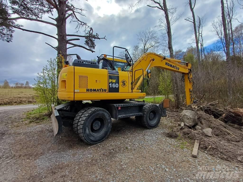 Komatsu PW 160-7E0 Hjulgrävare