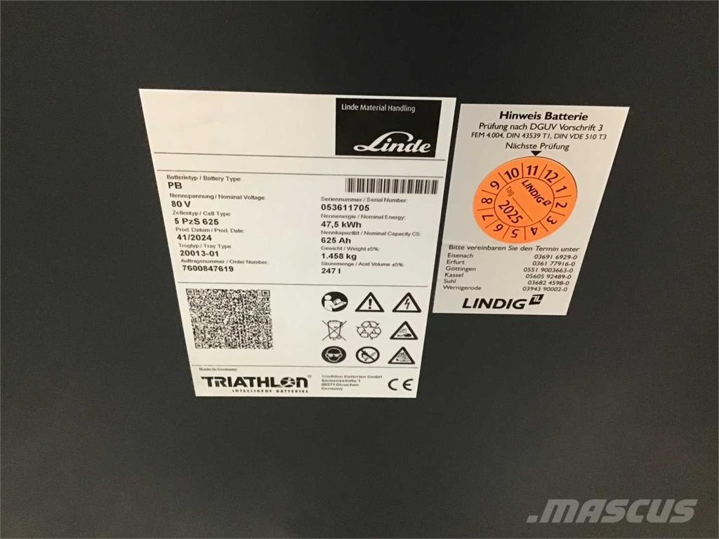 Linde E35L Elmotviktstruckar