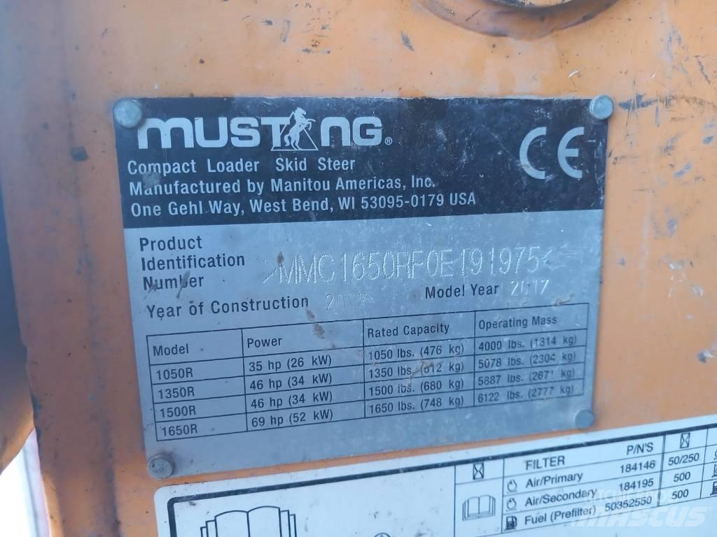 Mustang 1650 R Kompaktlastare