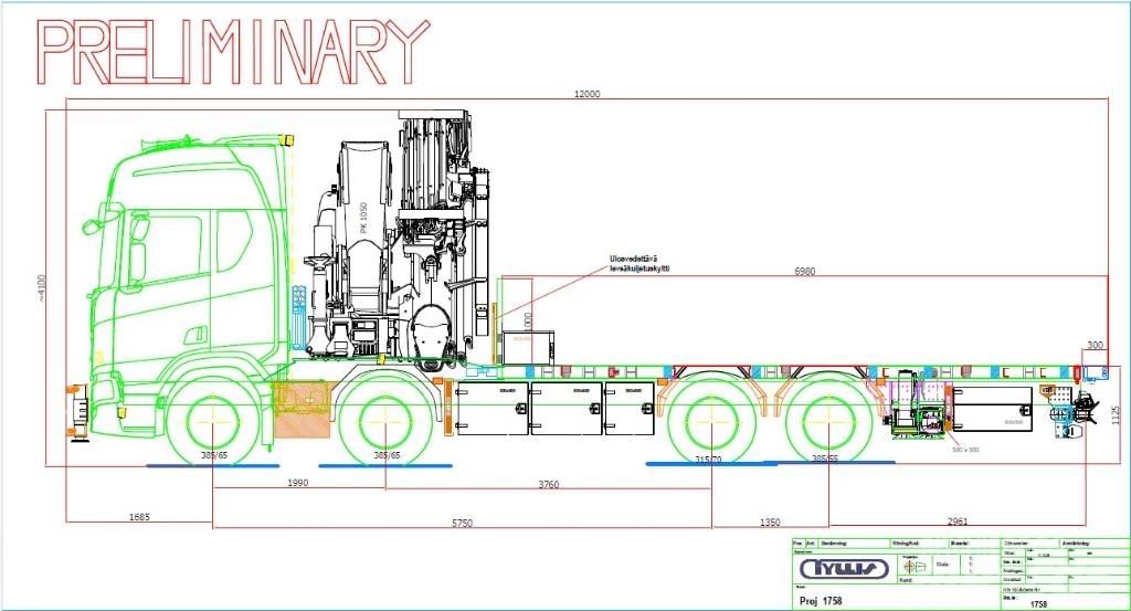 Scania R 590 Kranbilar