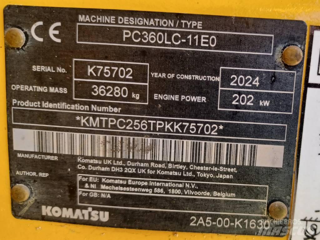 Komatsu PC360LC-11 Bandgrävare