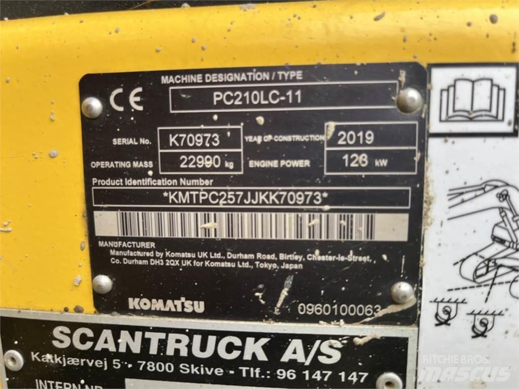 Komatsu PC210LC-11 Bandgrävare