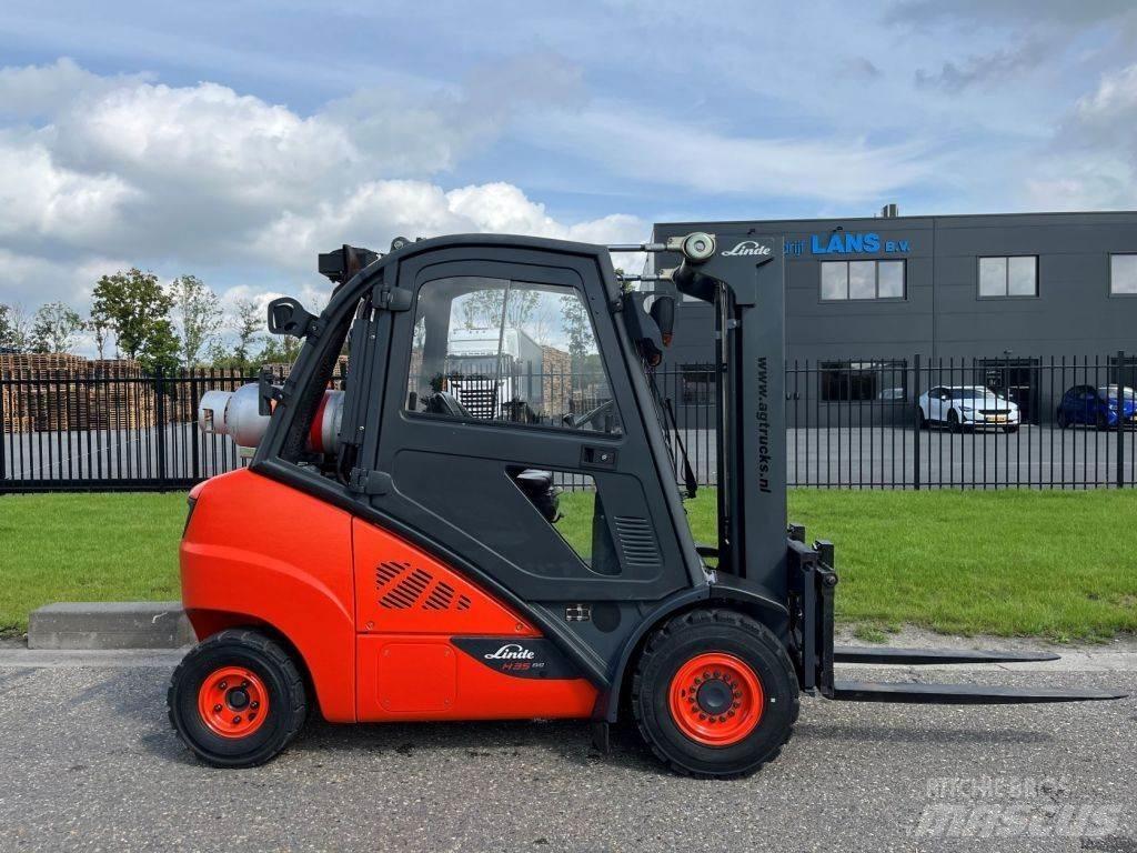 Linde H35T-02 Gasolmotviktstruckar