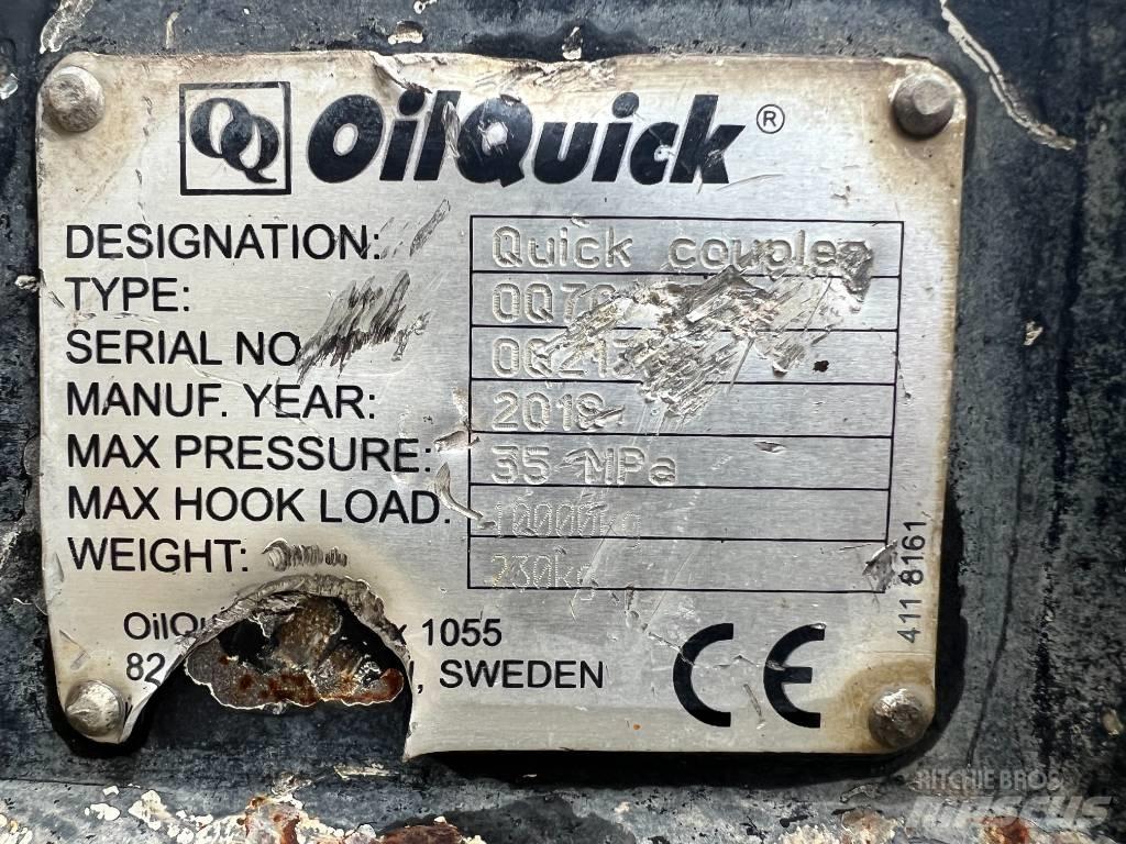 OilQuick OQ70/55 Redskapsfäste/ adaptrar