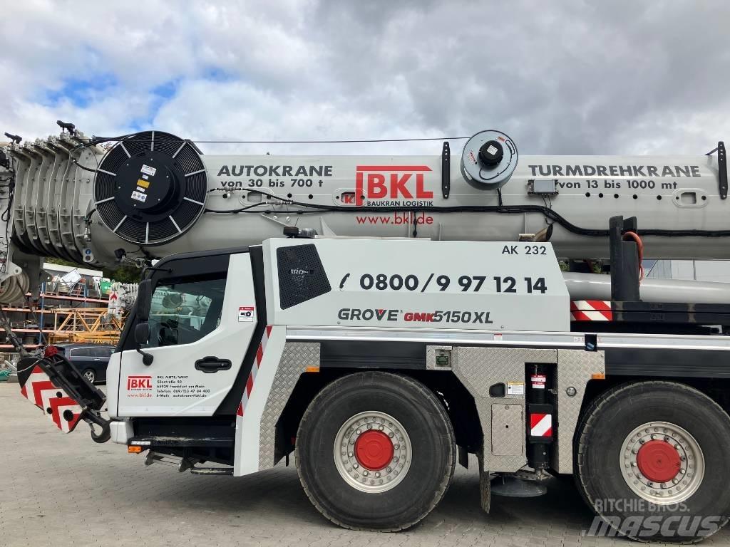 Grove GMK 5150 XL Terrängkranar (Grov terräng)