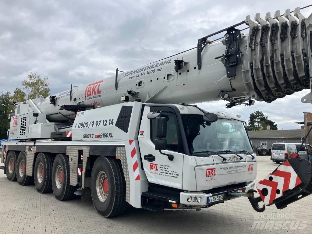 Grove GMK 5150 XL Terrängkranar (Grov terräng)