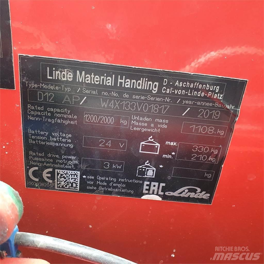 Linde D12AP Staplare-led