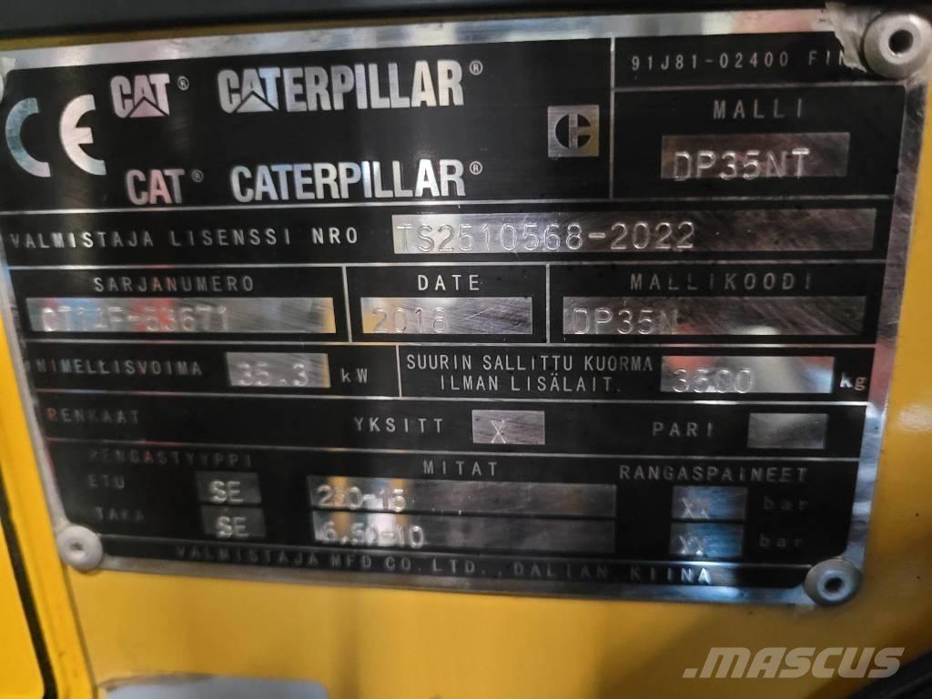 CAT DP 35 N Dieselmotviktstruckar