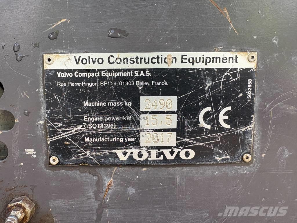 Volvo ECR 25 D Minigrävare < 7t