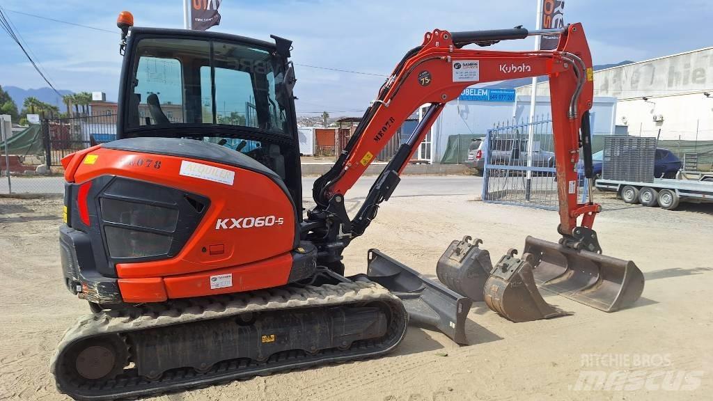 Kubota KX 060-5 Minigrävare < 7t