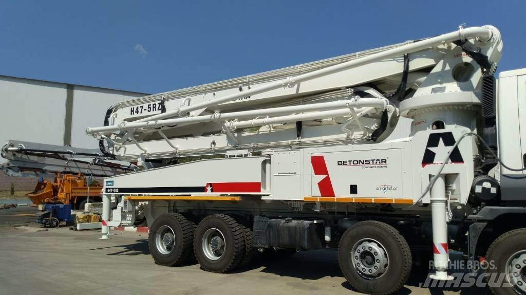 Betonstar 47M-5RZ Lastbilar med betongpump