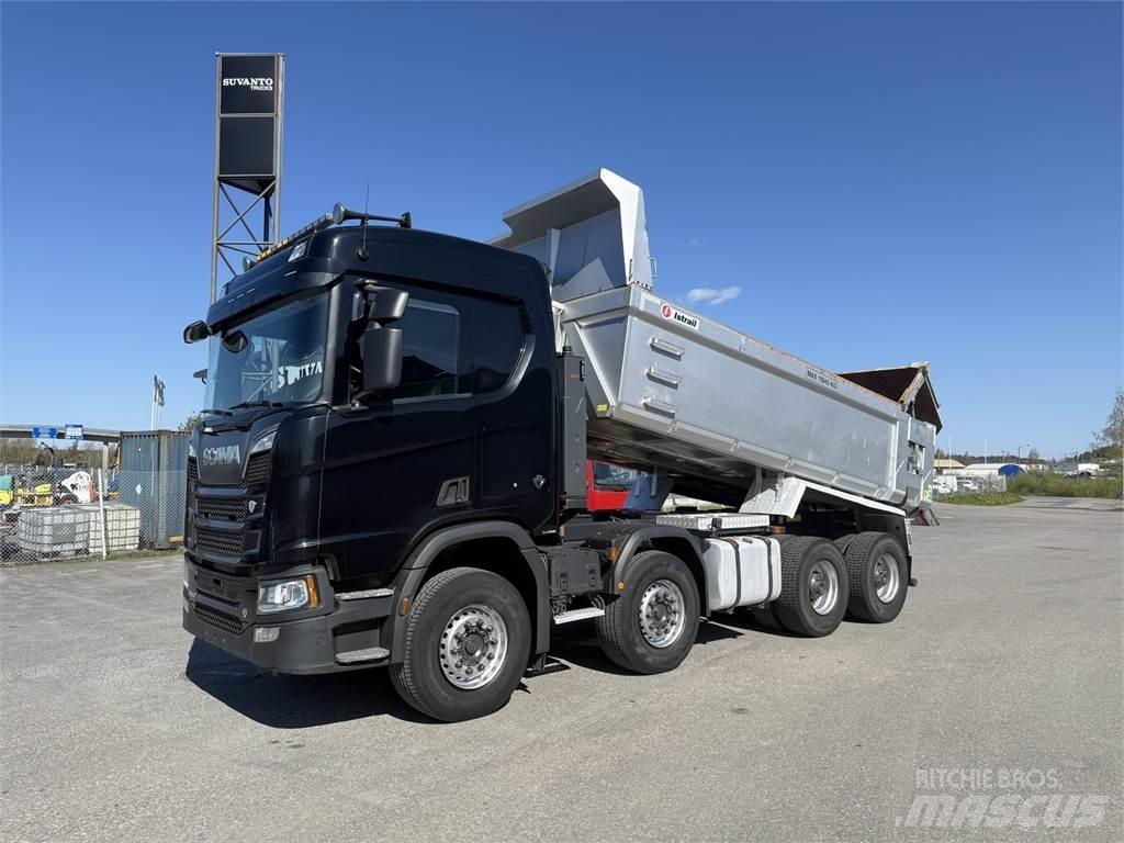 Scania R580 8X4 Tippbilar