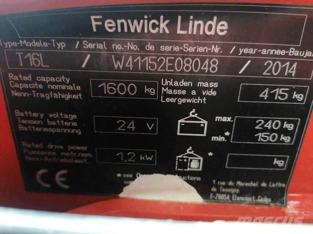 Linde T16L Låglyftare utan plattform