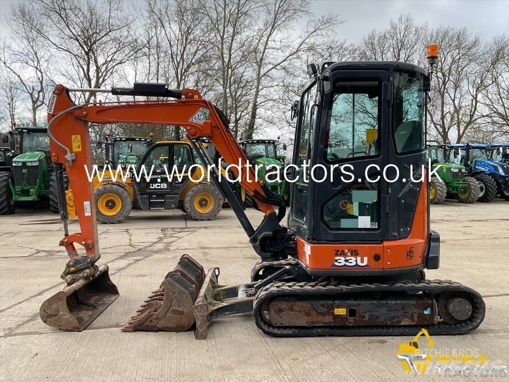 Hitachi ZX 33 U Minigrävare < 7t