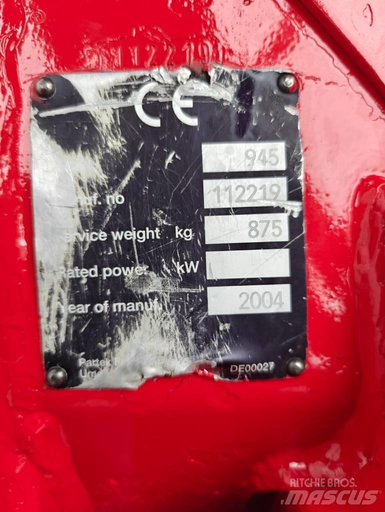 Valmet 945.1 Skördaraggregat