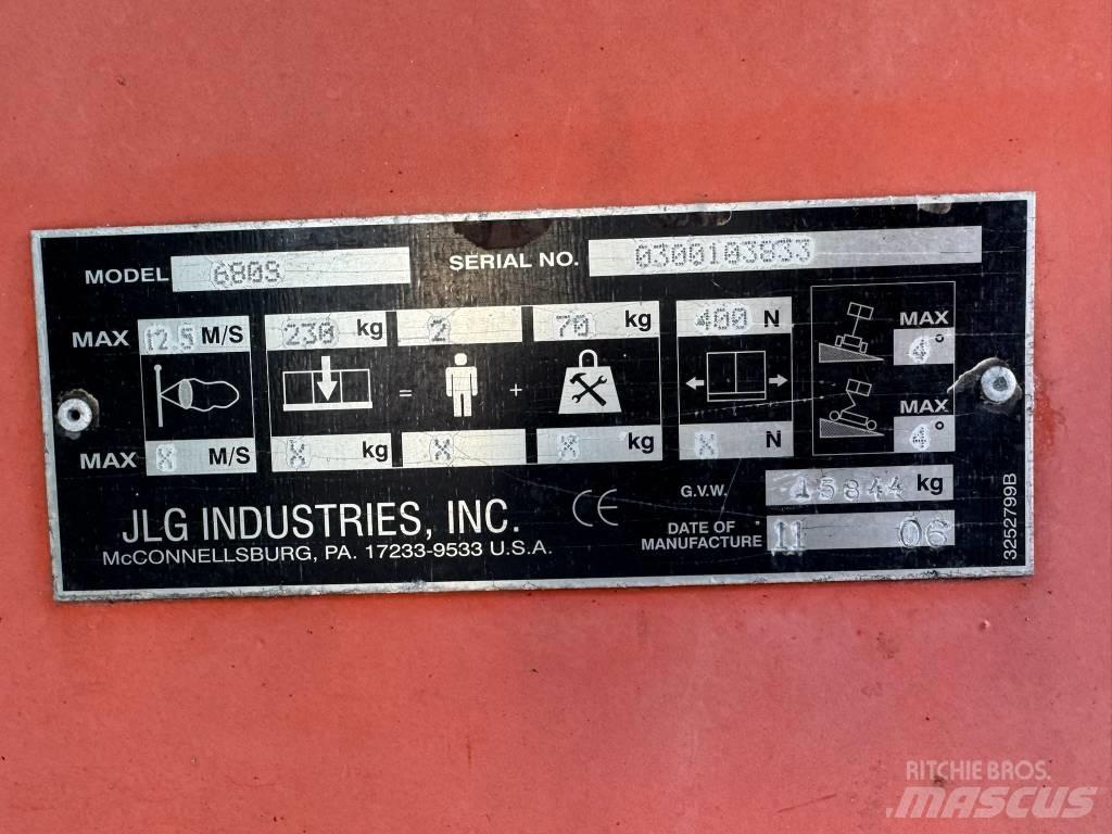 JLG 680 S Teleskop bomliftar