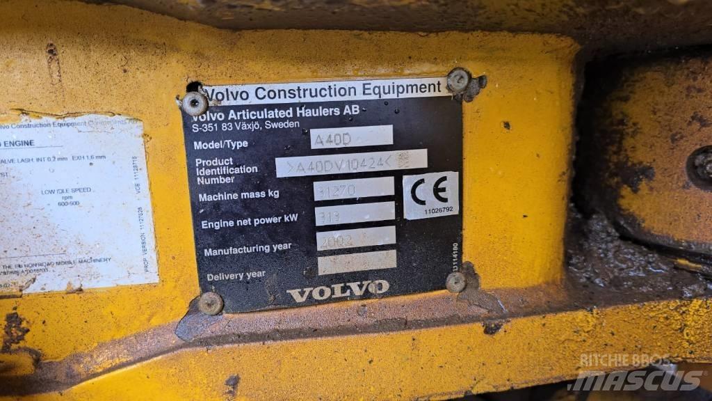 Volvo A 40 D Midjestyrd dumper