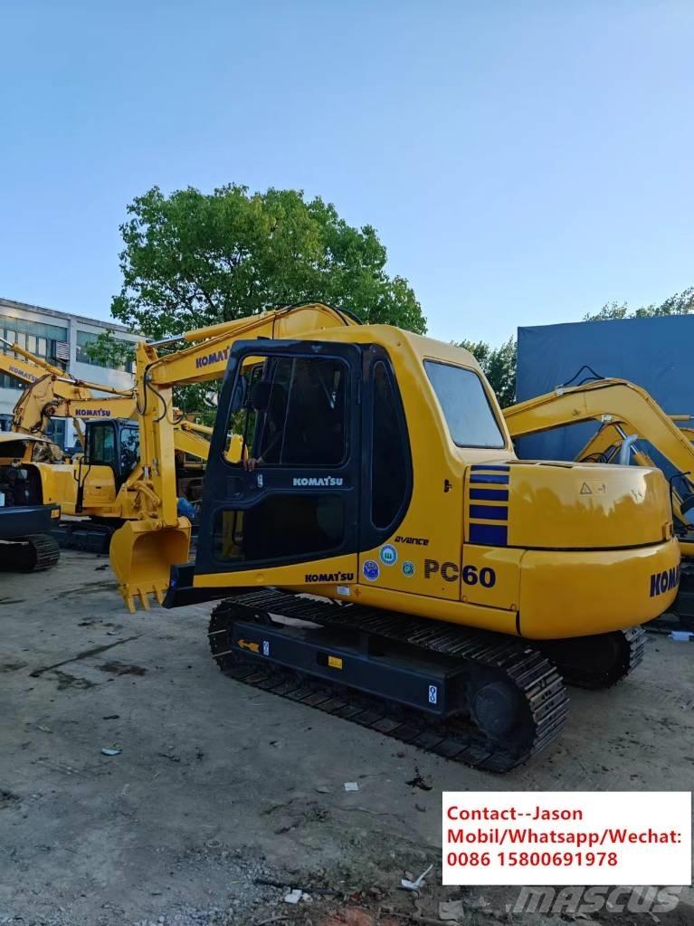 Komatsu PC 60 Minigrävare < 7t