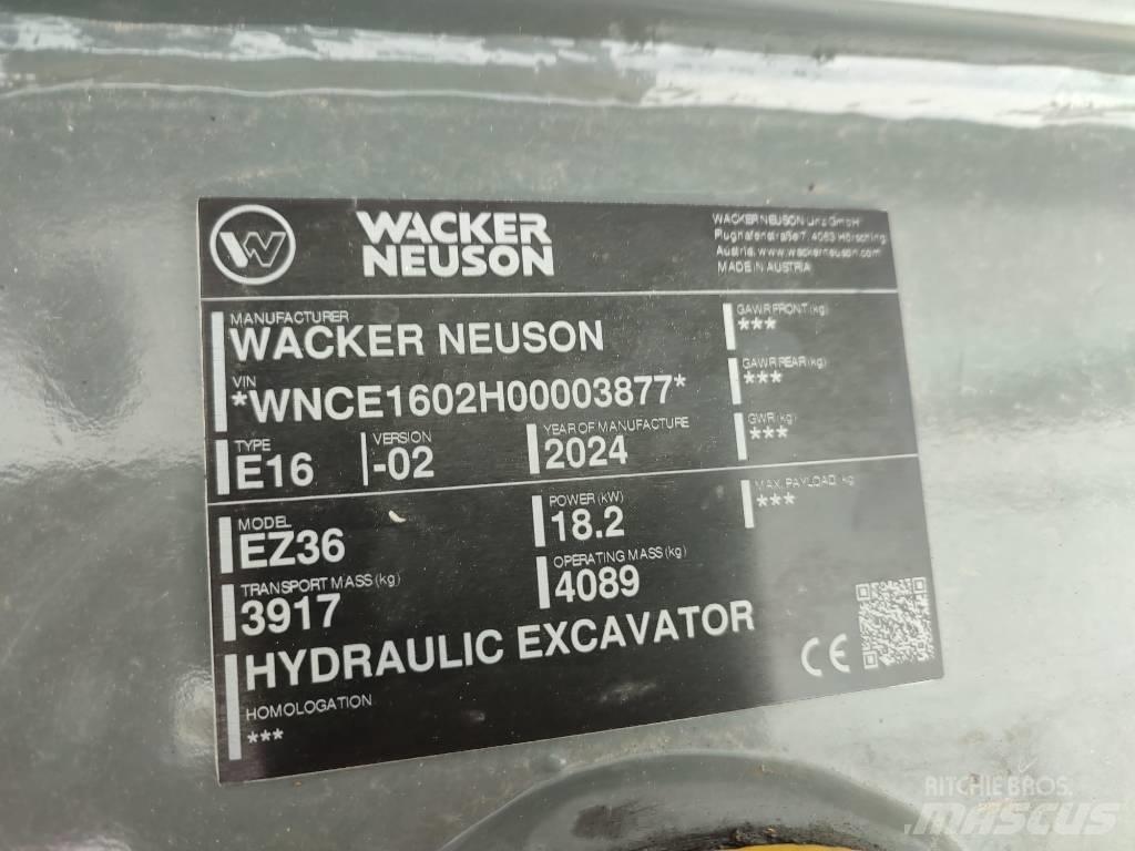 Wacker Neuson EZ 36 Minigrävare < 7t