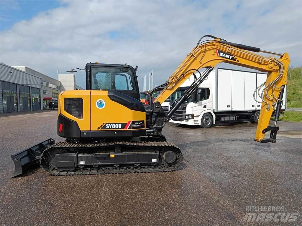 Sany SY80U Midigrävmaskiner 7t - 12t