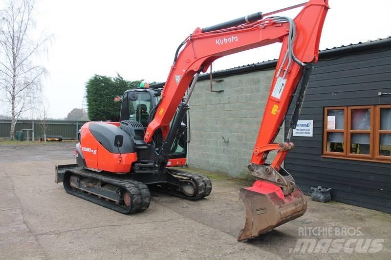 Kubota KX 080-4 Midigrävmaskiner 7t - 12t