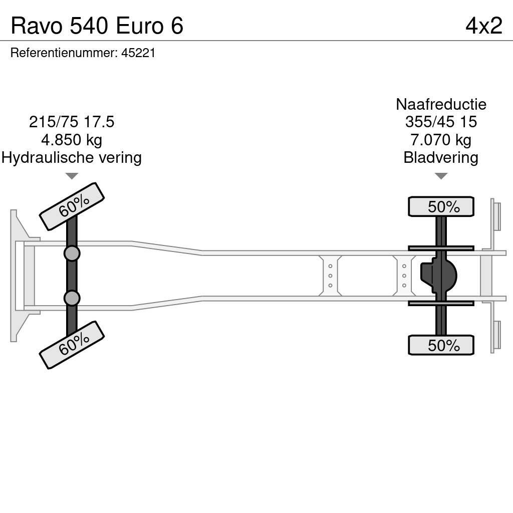 Ravo 540 Euro 6 Sopmaskiner