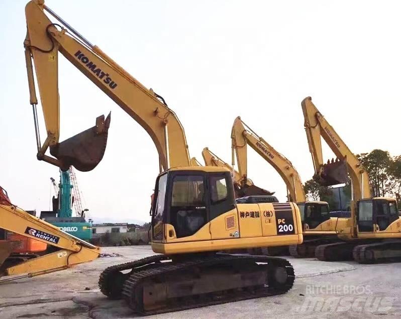 Komatsu pc200-7 Bandgrävare