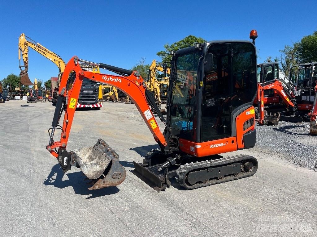 Kubota KX 018-4 Minigrävare < 7t