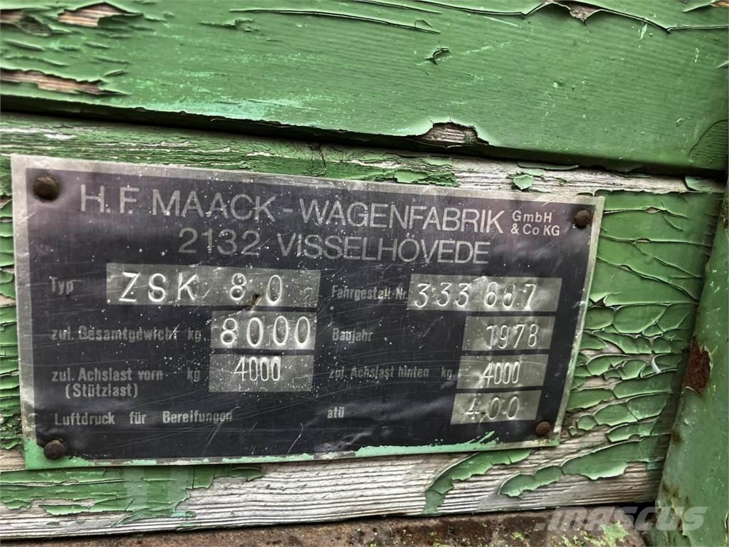  Maack ZSK 80 Tippsläp