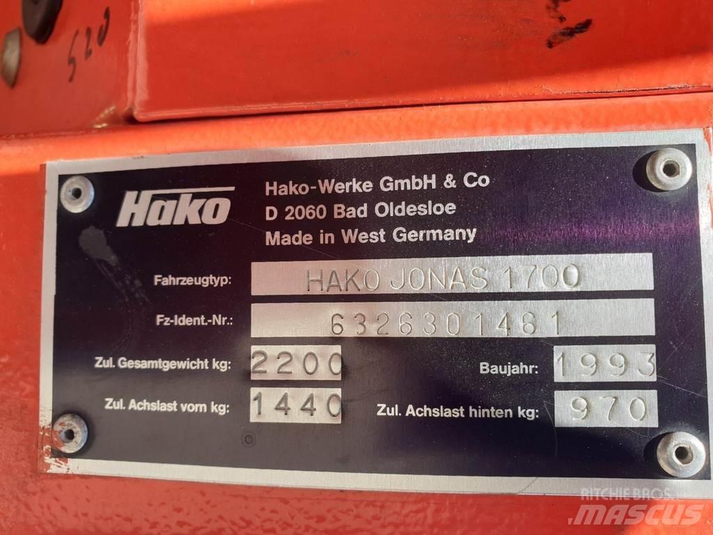 Hako Jonas 1700 Sopmaskiner