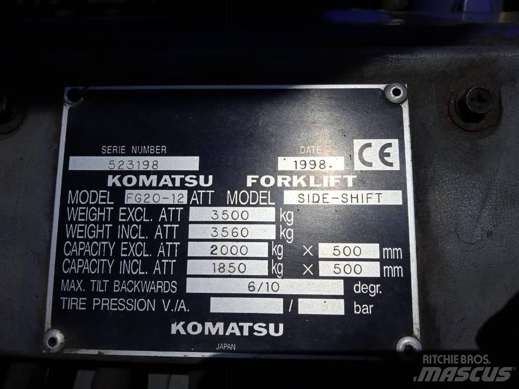 Komatsu FG20-12 Gasolmotviktstruckar