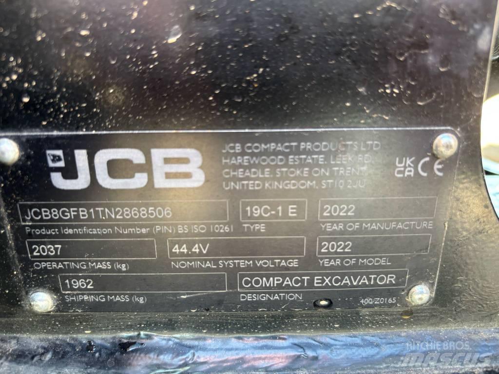 JCB 19 C-1 E Minigrävare < 7t