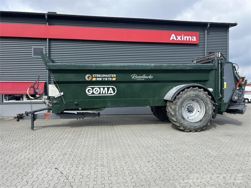 Streumaster MW118TD Fast- och kletgödselspridare