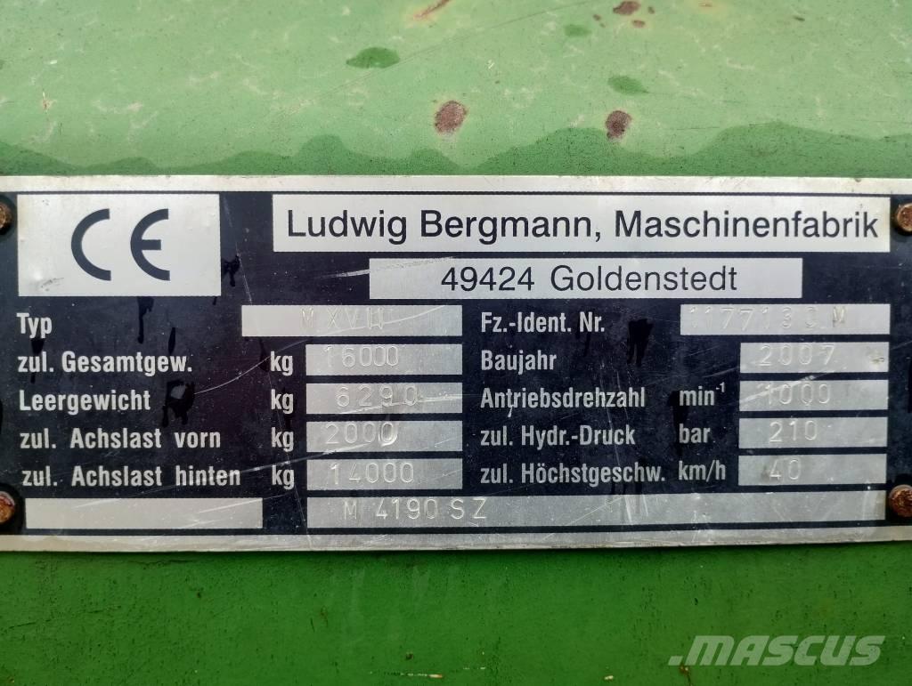 Bergmann M 4190 SZ Lantbruk - Övrigt