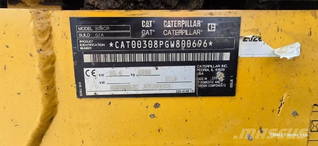 CAT 308 CR Midigrävmaskiner 7t - 12t