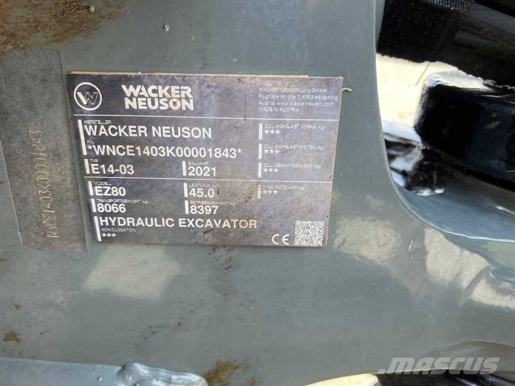 Wacker Neuson EZ80 Bandgrävare