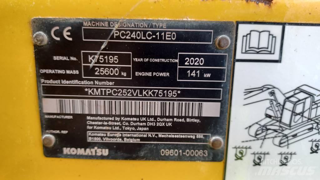 Komatsu PC240LC-11 Bandgrävare