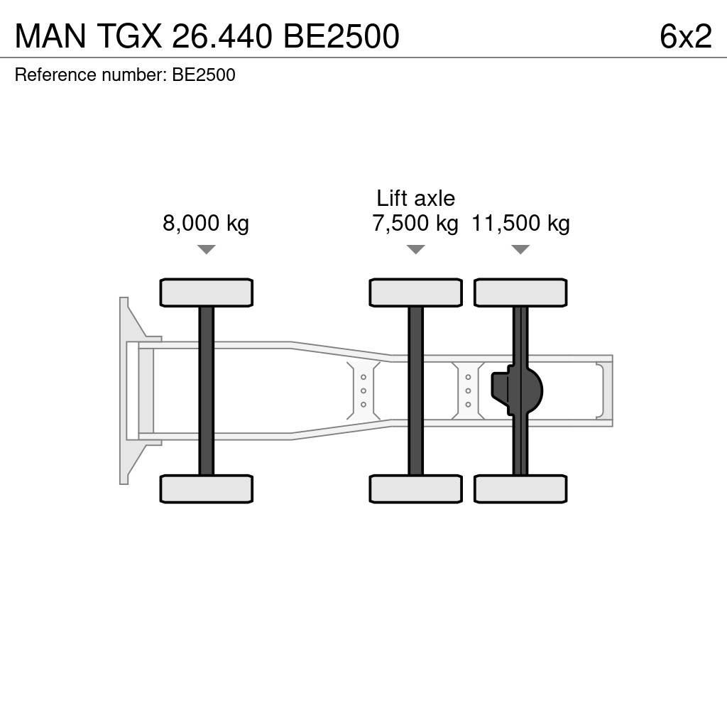 MAN TGX 26.440 Dragbilar