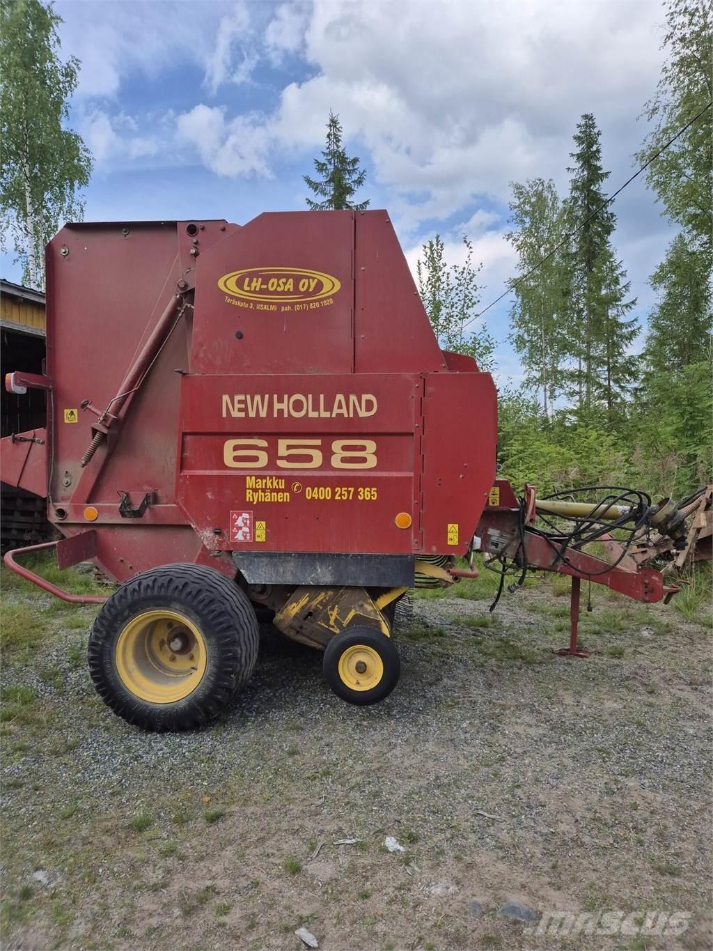 New Holland 658 Rundbalspressar