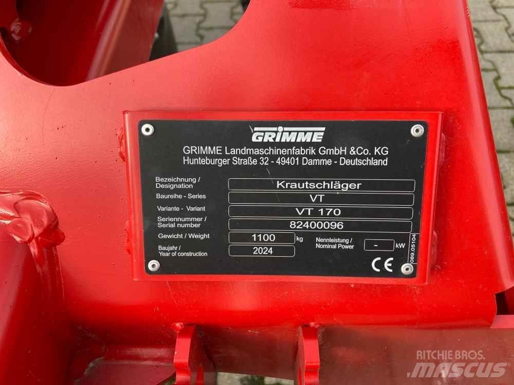 Grimme VT 170 Lantbruk - Övrigt