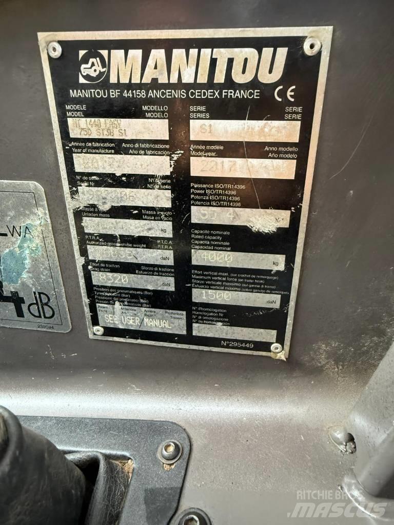 Manitou MT 1440 Teleskoplastare