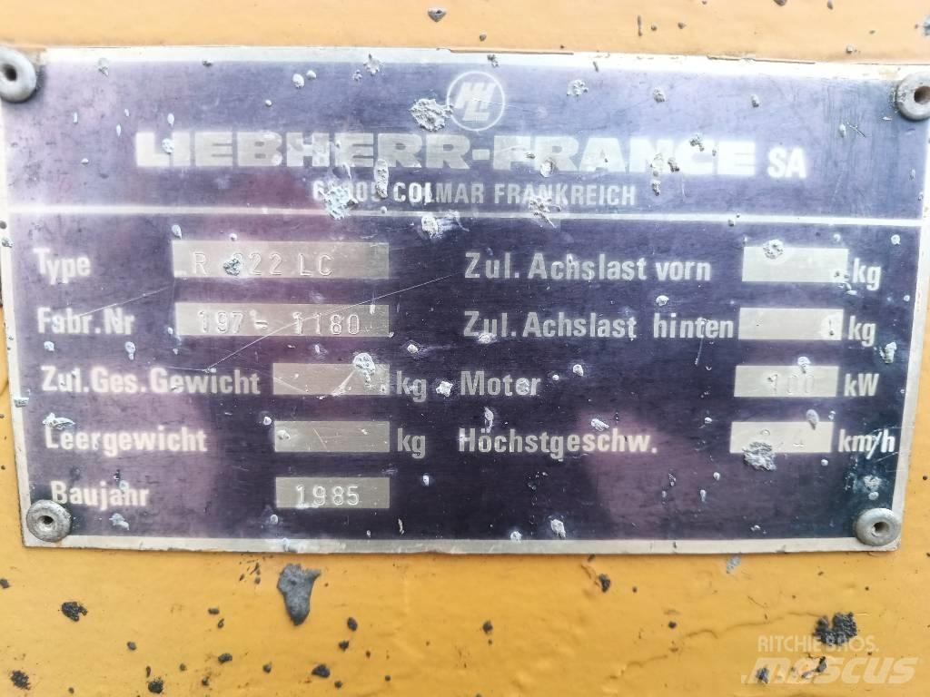 Liebherr R 922 L Bandgrävare