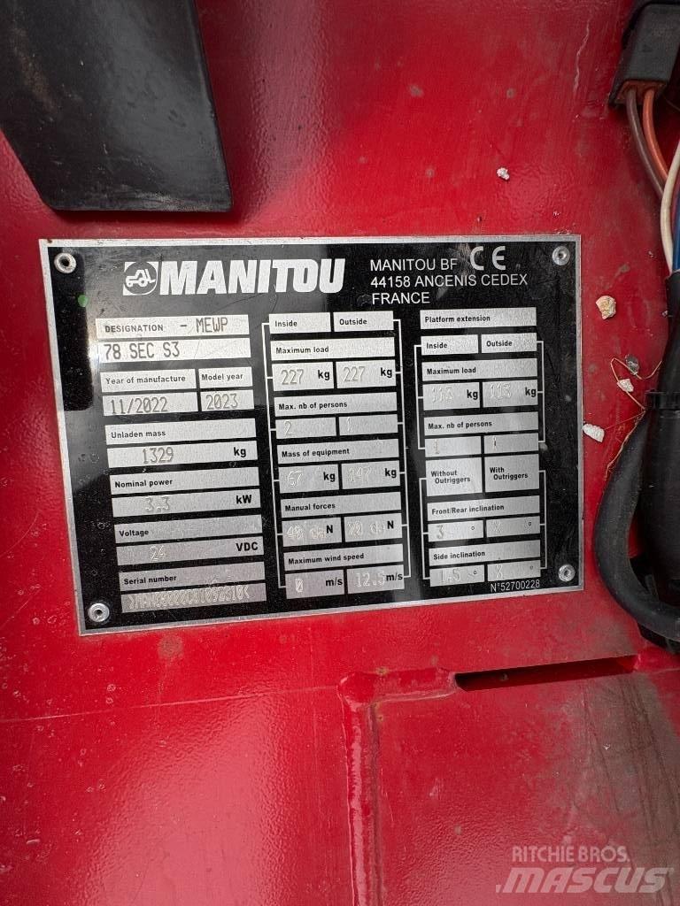 Manitou 78 SEC Saxliftar